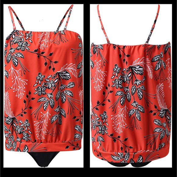 FUODO Blouson Two Piece Modest Swimwear 🏖️ NEW! - Picture 5 of 11